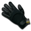 Rapdom Tactical AirMesh-Digital Leather Gloves, Black, Large