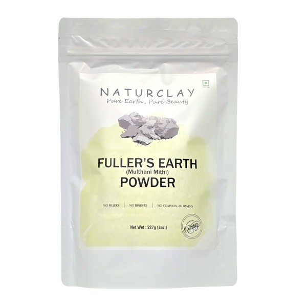 Naturclay Fuller's Earth Powder I 100% Bentonite Clay I Indian