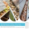 Downpipe Protection Gutter Protection Aluminium Rain Pipe Protection Gutter Protection