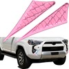 2Pcs Metal Front Fog Light Decals Compatible with Toyota 4Runner