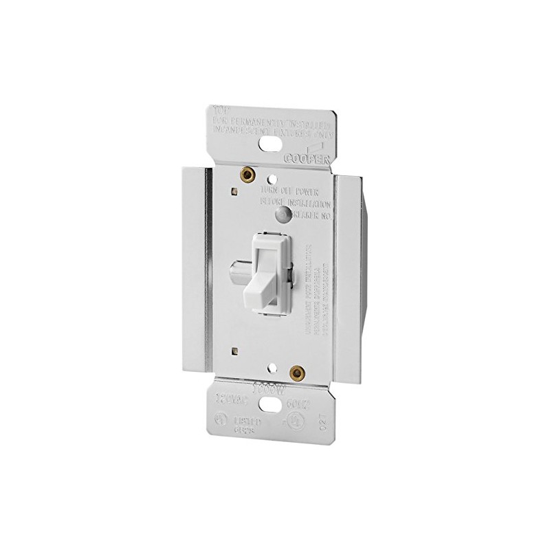 Eaton TI3101-W Trace Dimmer with Combination Single-Pole 3-Way Unit, 1000-watt,