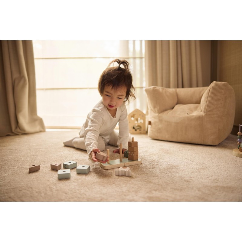Jollein 120-001-67090 Holz-Stapelturm