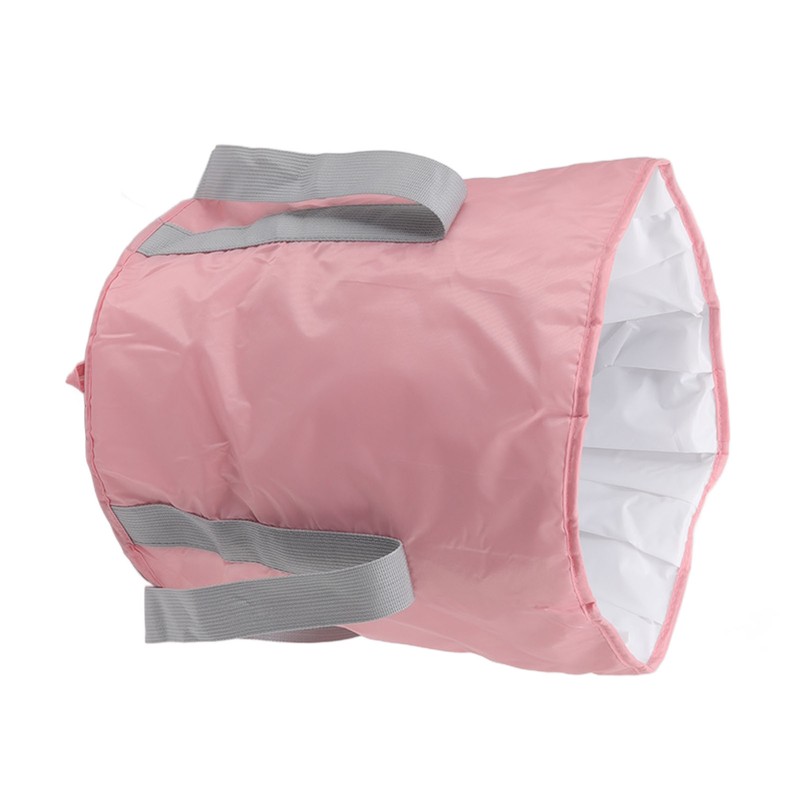Foldable Foot Tub Polyester Double Layer Collapsible Camping Bucket with