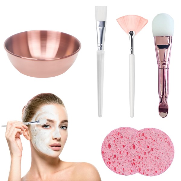 6 Pcs Face Mask Mixing Bowl Set - 1 Facial