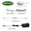AIBOO LED Under Cabinet Night Lights Kit for Glass Edge