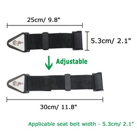 QOPAHI Car Safety Harness Strap, Seat Belt Adjuster Keeps Seatbelt Away from Kid’s Neck Area Car Seat Protectors for Child Seats, Triangle seat Belt Clip Baby Safety Strap