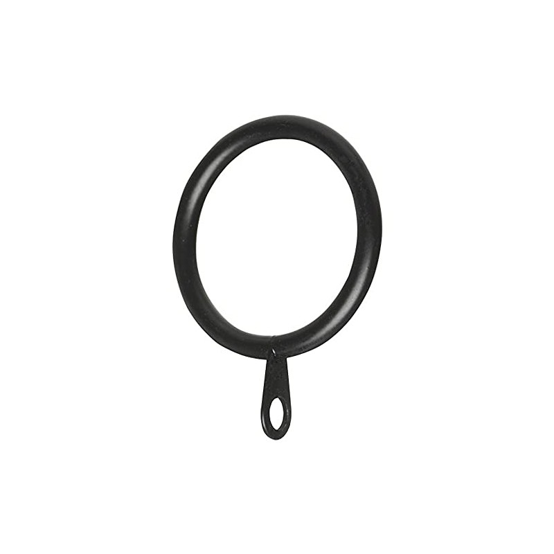 Merriway BH05947 (8 Pcs) Metal Curtain Drapery Pole Rod Rings