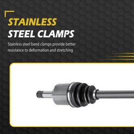 OWAYSAFE Front CV Axle for 2009-2014 Lincoln MKS 2010-2013 Lincoln MKT 2009-2014 Ford Flex 2008-2014 Taurus 2008-2009 Taurus X Mercury Sable Shaft Assembly Left Right Replacement - 66-2187 66-2186