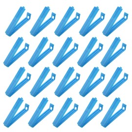 PATIKIL Sealing Clips 3.5 Inch, 20 Pack Reusable Plastic Bag Clamp Sealer for Home Kitchen Food Storage, Blue