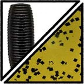 Yamamoto Double Tail Hula Grub 5", Fading Watermelon w/Large Black