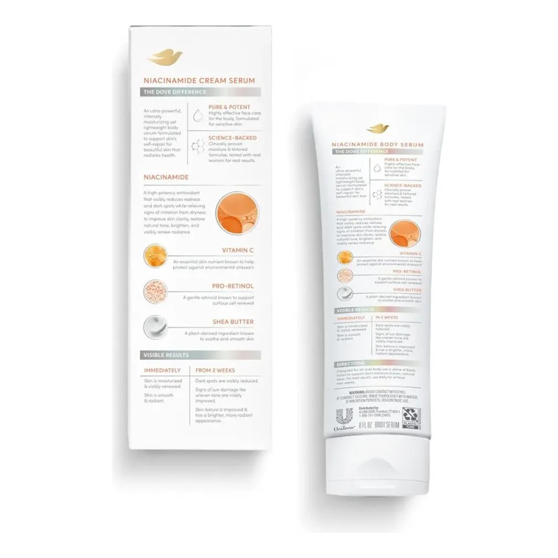 Dove Sérum Corporal Niacinamida Americana 226grs.