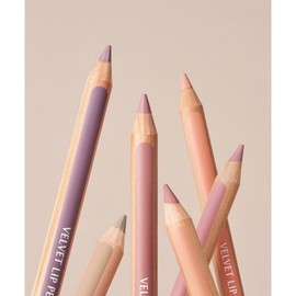 CLIO NEW Color Added Velvet Lip Pencil Special Set (Full Size + Sharpener), 011 Peach Cream, 1 / CLIO NEW컬러추가 벨벳 립 펜슬 기획 본품+샤프너 구성, 011 피치크림, 1