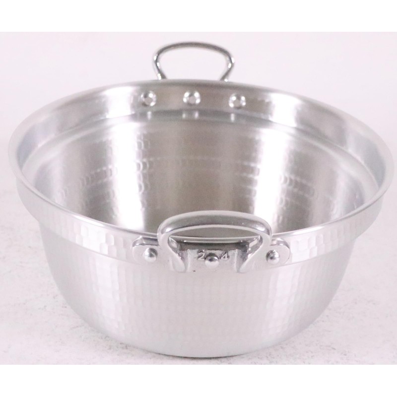 NAKAO Aluminum King Hammered Cooking Pot (with scale) 9.4 inches