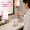 Hanging Travel Toiletry Organizer, Compact Cosmetic and Bathroom Storage Bag