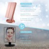 WEILY Makeup Mirror with 21 LED Lights,Two Power Supply Modes,