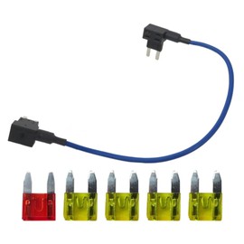 Vicue Updated New Repair Fuel Pump Relay Bypass Cable and Fuse Holder Set Compatible for Dodge Ram 1500, 2500, or 3500 2011-2012