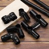 sourcing map 2 Pcs Structural Pipe Connectors, 1-1/8" 4-Way Metal
