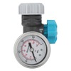G3/4in Adjustable Water Pressure Regulator Valve with Pressure Gauge Greenhouse