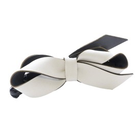 JewelVOX Hair Accessories, Faux Leather, Simple, Ribbon, Synthetic Leather, Banana Clip (Camel)