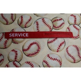 BSA Dangle SERVICE Red White  Cub Boy Scouts of America