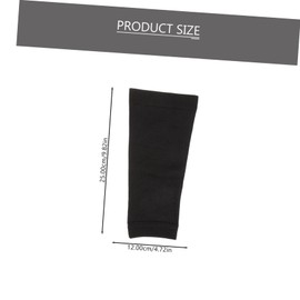 SUPVOX 2 Pairs Leggings Varicose Veins Treatment for Legs Support Socks Calf Support Compression Leg Sleeve Women Calf Massage Soccer Shin Guards Calf Sleeve Leg Sleeves Nylon Silk Black