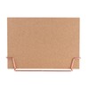 jojofuny 31x23cm Cork Board with Stand, Double Sided Cork Notice
