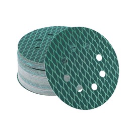 VekAuto 50 Stk. Schleifscheiben, 5 Zoll 8 Loch 240 Körnung Klett-Schleifpapier Universal für Metall, Kfz-Reparatur Haltbarkeit und Flexibilität Aluminiumoxid Weiches Tuch Blau