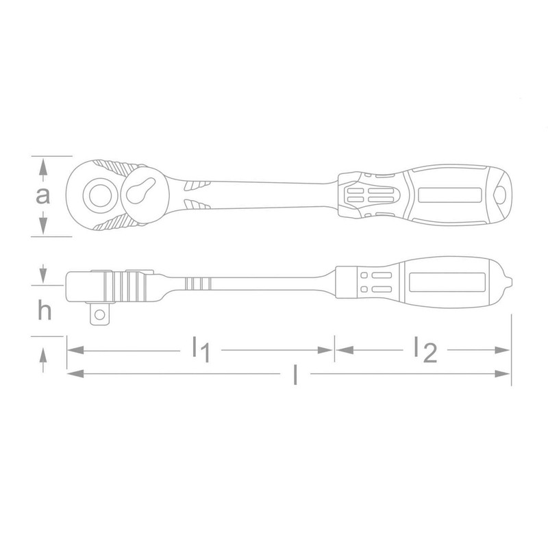 Matador Z90 Ratchet 1/2 Inch 90 Tooth Lever Reversible Ratchet