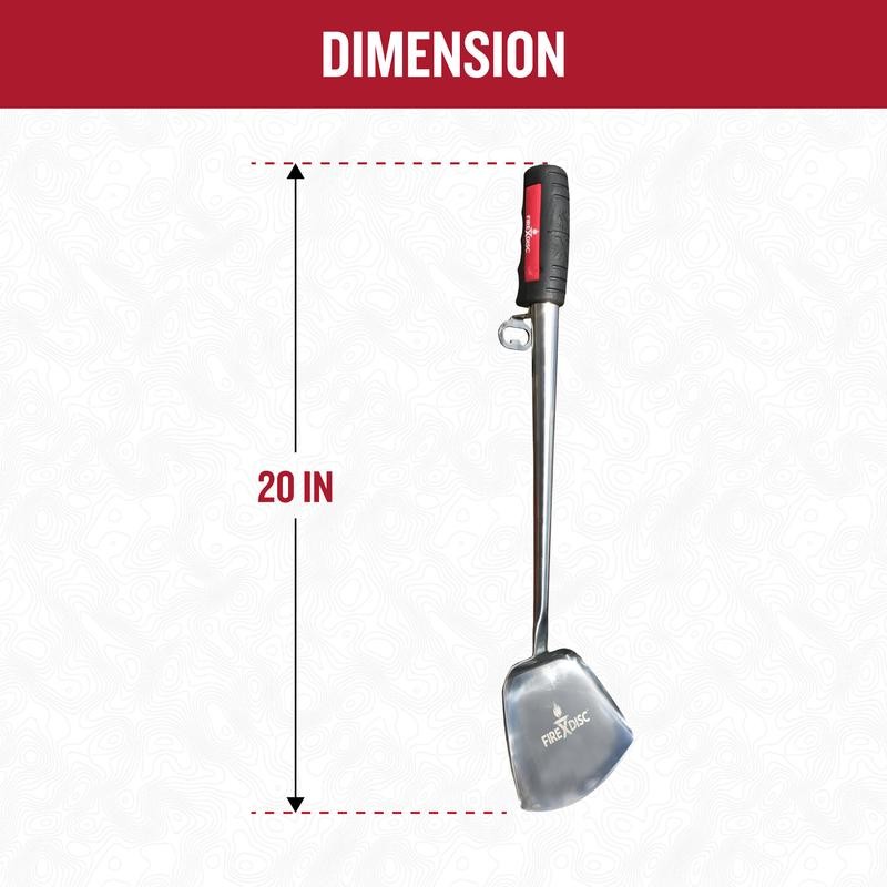 FIREDISC The FireDisc Spatula: Ultimate Cooking Weapon Stainless Steel Blade