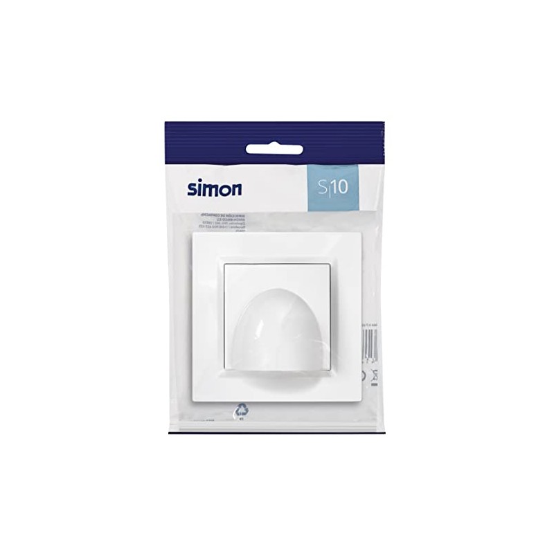 Simon 10 Cable Outlet White