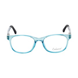 Calabria Enhance 4132 Kids Oval Reading Glasses +0.50 Blue Crystal Black Girls