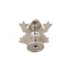 Mizhang Frog Cabinet Knobs, Decorative Metal Frog Shaped Single Hole