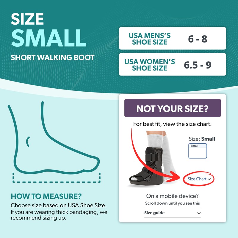 BraceAbility Short Walking Boot - Orthopedic Medical Walker Cast for