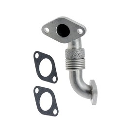 TBVPARTS EGR Cooler Tube 1.9TDI 038131521CC 038131521BQ 038131521AP 61384D 500004 Tube for A3, Altea, Leon, Toledo, Golf, Jetta, Passat, Touran, Bora