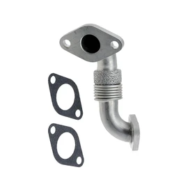 TBVPARTS EGR Cooler Tube 1.9TDI 038131521CC 038131521BQ 038131521AP 61384D 500004 Tube for A3, Altea, Leon, Toledo, Golf, Jetta, Passat, Touran, Bora