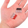 VILLCASE 20pcs 3-Postion Jumper Block Terminal Strips, Fork Type Terminal