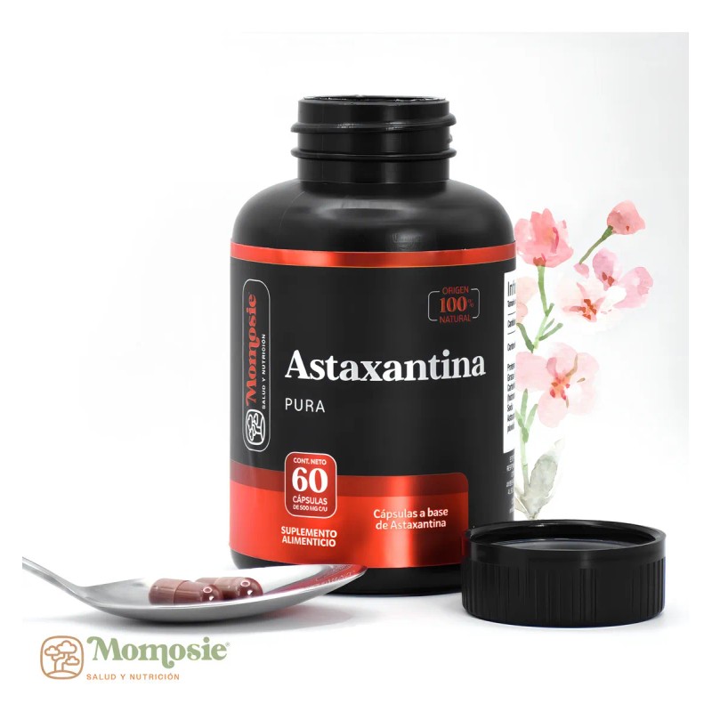 Astaxantina 10 mg 60 Cpsulas Suplemento Natural Marino Astaxanthin Cpsulas