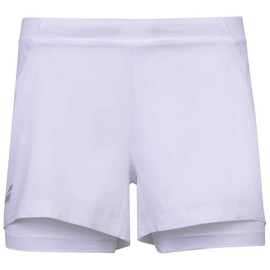 BABOLAT Unisex Children's Exercise Short Girl Shorts, White, 6-8 Years