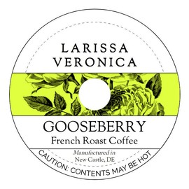Gooseberry French Roast Coffee (Single Serve K-Cup Pods) (Gourmet, Naturally Flavored, Whole Coffee Beans) (12 pods, ZIN: 572871)