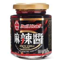 [Pack of 1][Product of Taiwan] Bullhead Brand Spicy Mala Chili Sauce 台湾牛头牌 麻辣醬 - 175 Gram