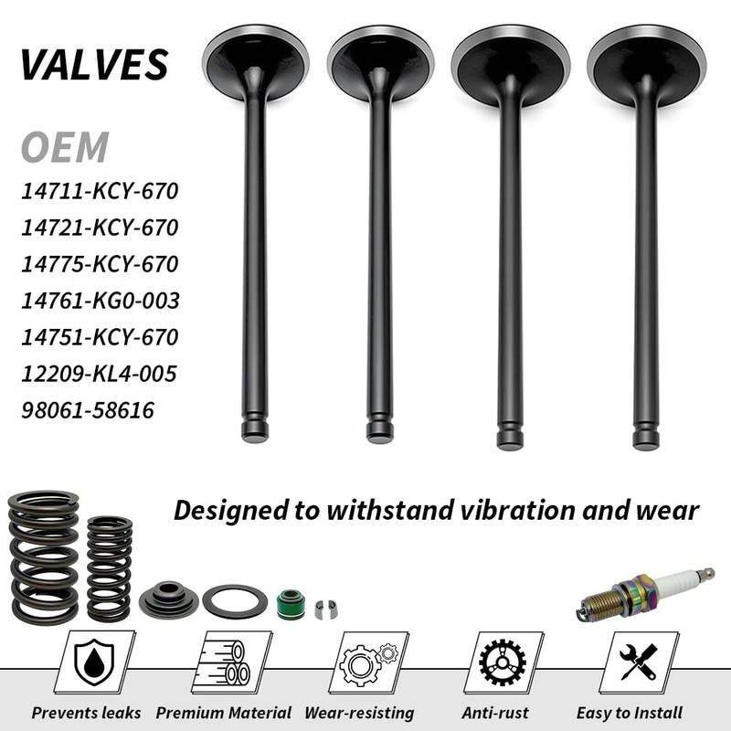 400ex Valve Seal Spring Kit for TRX400EX TRX400X 400EX 400X