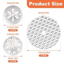 25 Stück Hitzeschutzblech Reparatursatz Einbeziehen 20 Stück 30mm Klemmscheiben Hitzeschutzblech 5 Stück 52mm Reparaturbleche Kompatibel mit OE-Nummer 6715468 N90335004