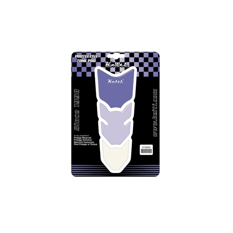 Keiti Motorcycle Tank Pad Universal Slim (Purple)