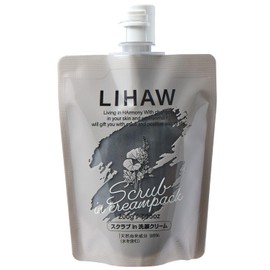 LIHAW Scrub in Facial Cleansing Cream, Clay Formulated with CICA, 7.1 oz (200 g) (1)