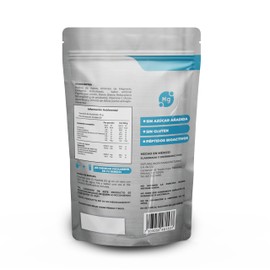 NAIMA Glicinato de Magnesio 300 g, Sabor Frambuesa-Limón | Suplemento en Polvo 100 % Puro con Glicinato de Magnesio, Inulina de Agave, Colágeno Hidrolizado y Vitamina C | Alta Absorción, Soporte Digestivo