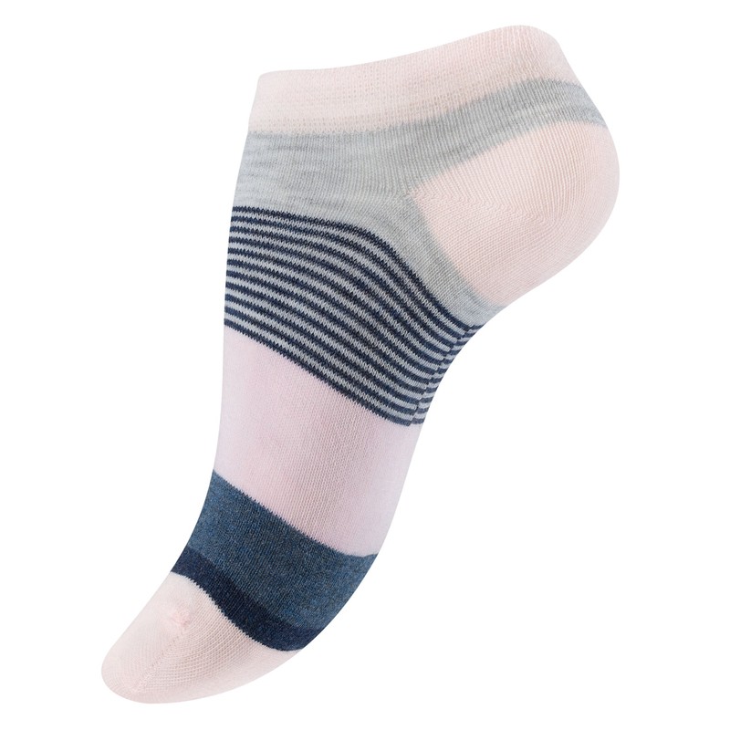 Vincent Creation 8 or 12 Pairs Women's Trainer Socks, Multicolour