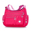 WITERY Nylon Crossboby Bags for Women - Waterproof Multi-Pocket Purse