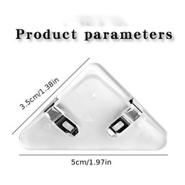 Random Color Office Triangle Book Clip, 10pcs Test Paper Book Anti-roll Clip, Multi-functional Reading Bookmark for School Office, School Supplies