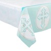 ROYAL BLUEBONNET Blue Baptism Tablecloth -Set of 2- Baptism Party