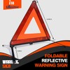 iMonse Warning Safety Triangle Kit, Emergency Roadside Warning Reflective Triangle,